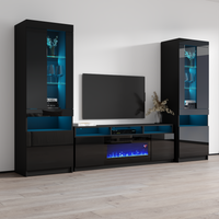 Reno BL05 Fireplace Entertainment Center - Meble Furniture
