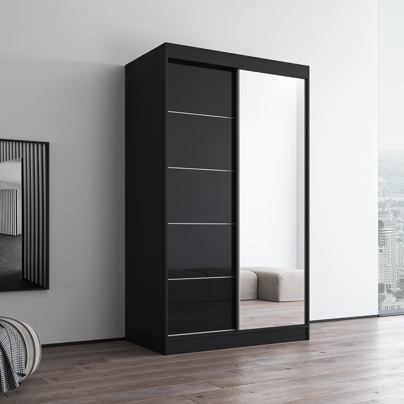 Aria 2D Wardrobe with Mirror - Meble Furniture