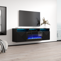 Giza BL-EF Floating Fireplace TV Stand - Meble Furniture