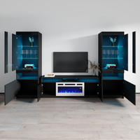 Reno WH05 Fireplace Entertainment Center - Meble Furniture
