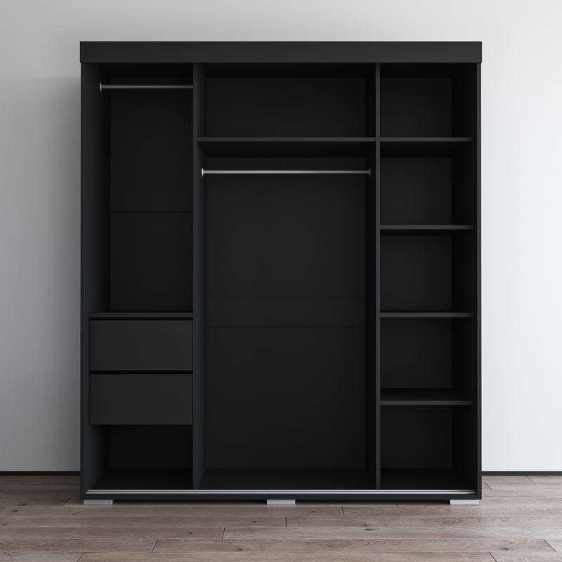 Aria 3D Wardrobe with Mirror - Meble Furniture