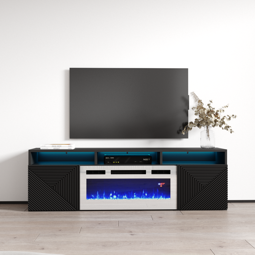 Giza WH-EF Floating Fireplace TV Stand - Meble Furniture