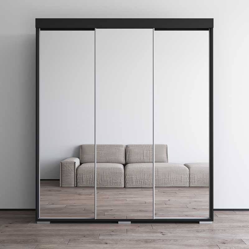 Aria 3D Wardrobe with All Mirror Meble Furniture