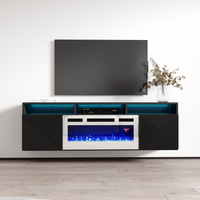 Giza WH-EF Floating Fireplace TV Stand - Meble Furniture