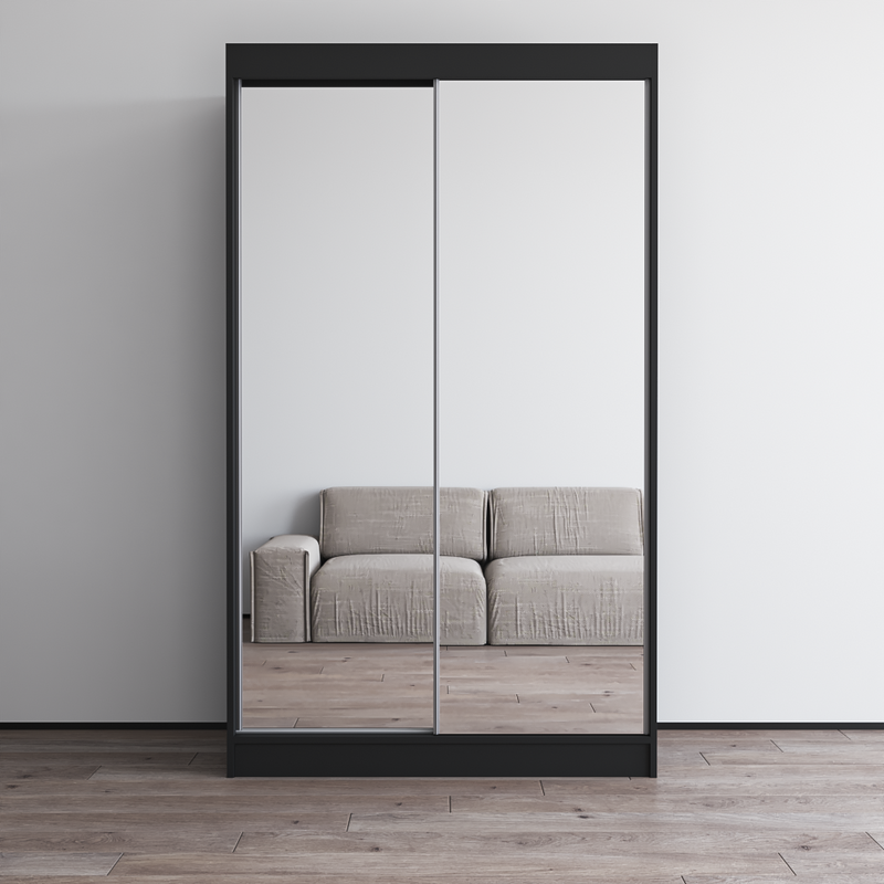 Aria 2D Wardrobe with All Mirror - Meble Furniture