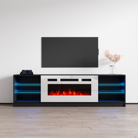 Boston WH01 Fireplace TV Stand - Meble Furniture