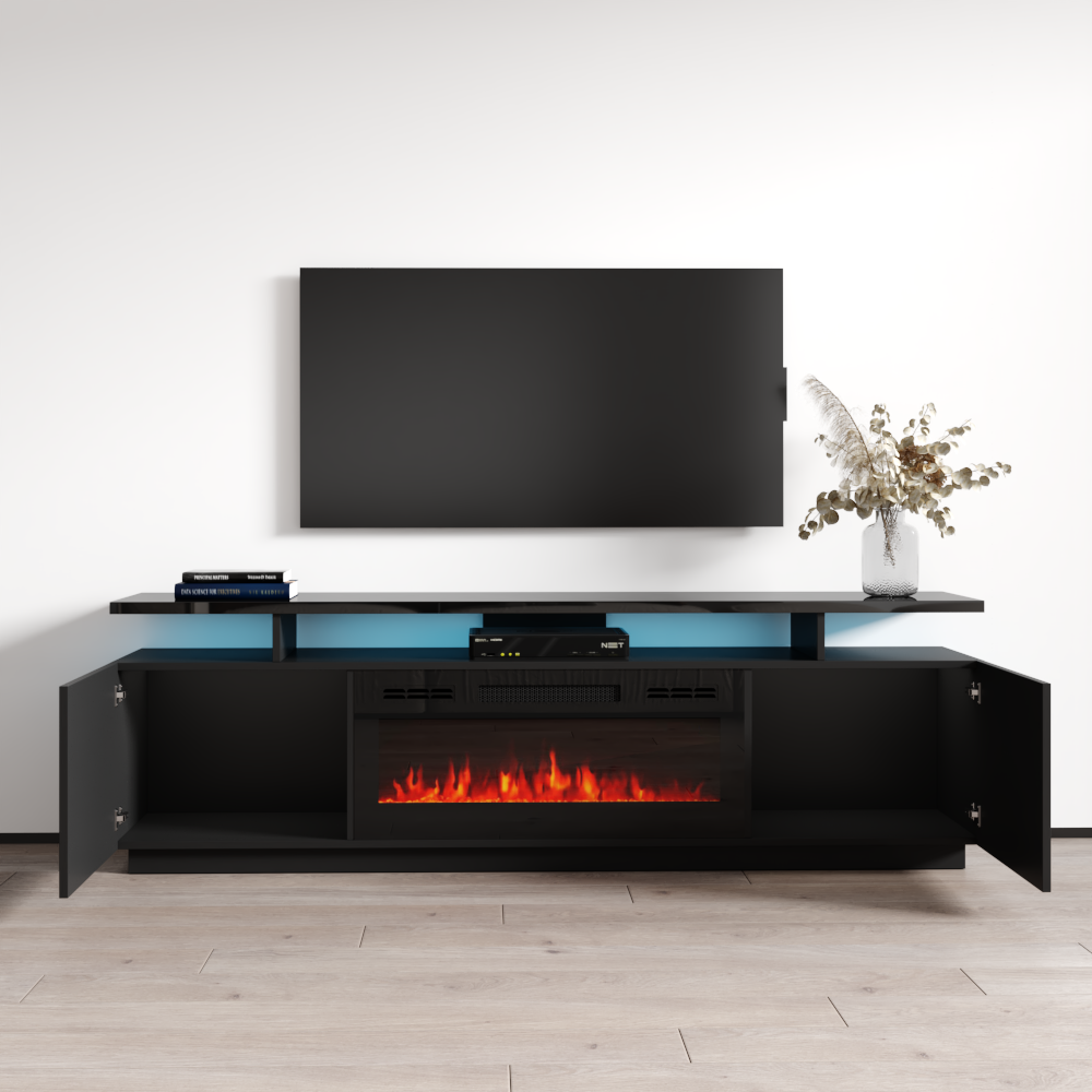 Meble Furniture Eva-KBL Fireplace TV Stand - Thumbnail 2
