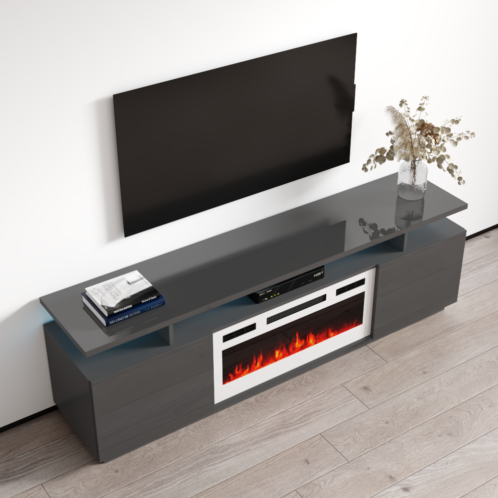 Eva-KWH Fireplace TV Stand - Meble Furniture