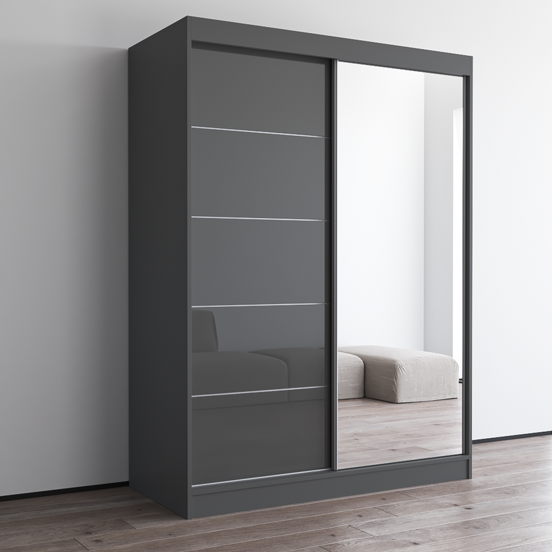 Aria 2D Wardrobe with Mirror - Meble Furniture