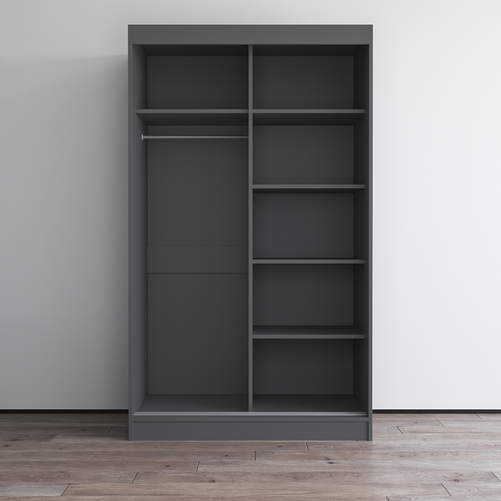 Aria 2D Wardrobe with Mirror - Meble Furniture