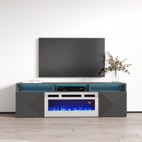 Giza WH-EF Floating Fireplace TV Stand - Meble Furniture