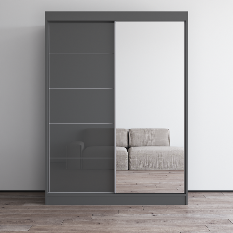 Aria 2D Wardrobe with Mirror - Meble Furniture