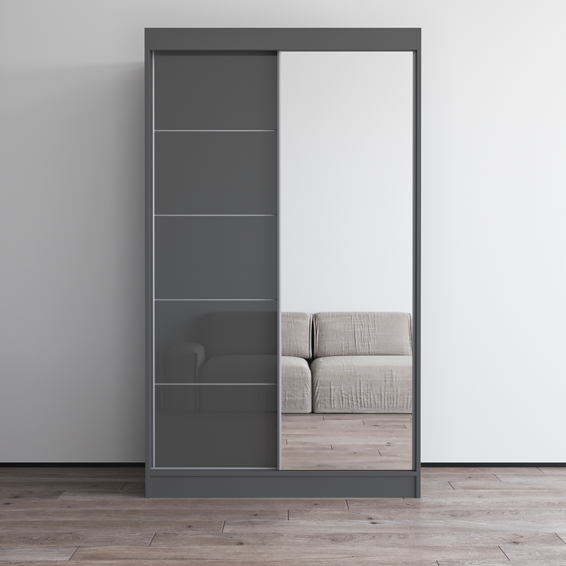 Aria 2D Wardrobe with Mirror - Meble Furniture