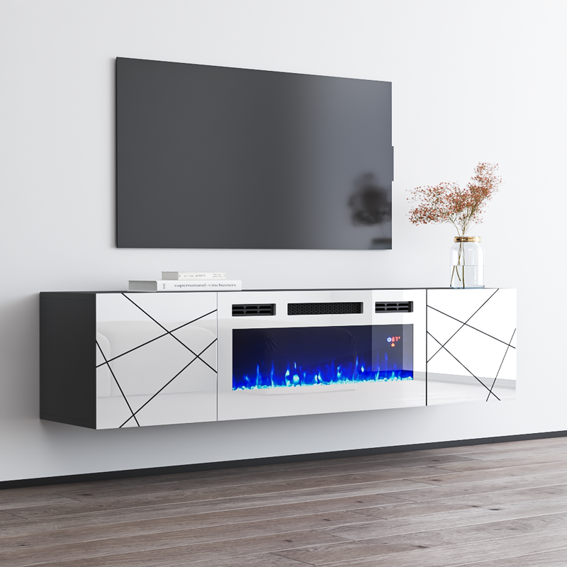 London WH-EF Fireplace TV Stand - Meble Furniture