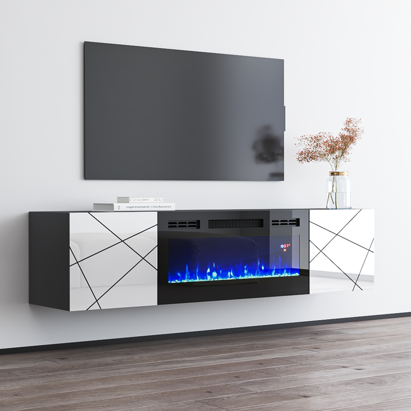 London BL-EF Fireplace TV Stand - Meble Furniture
