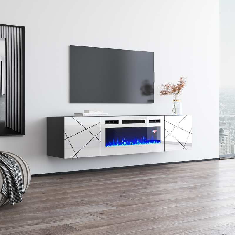 London WH-EF Fireplace TV Stand - Meble Furniture