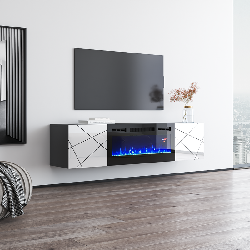 London BL-EF Fireplace TV Stand - Meble Furniture