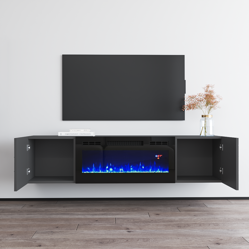 London BL-EF Fireplace TV Stand - Meble Furniture