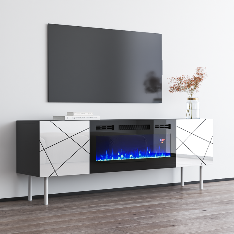 London BL-EF Fireplace TV Stand - Meble Furniture