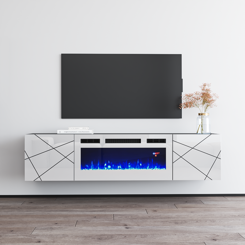 London WH-EF Fireplace TV Stand - Meble Furniture
