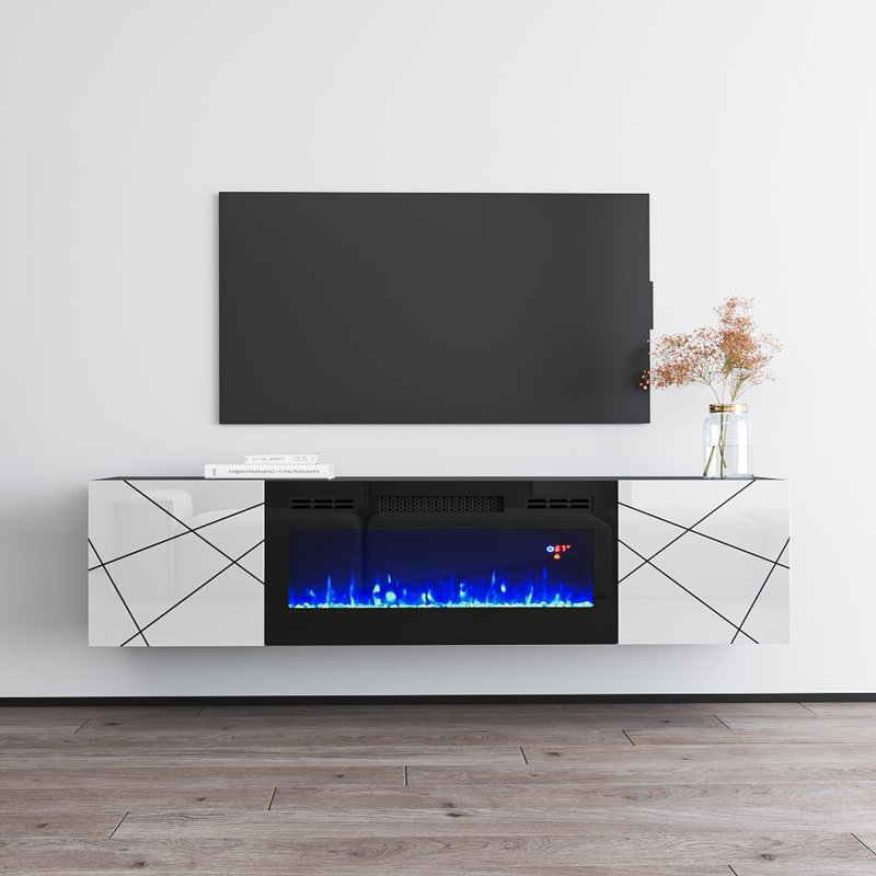 London BL-EF Fireplace TV Stand - Meble Furniture