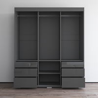 Monaco 3D Wardrobe with Mirror - Meble Furniture