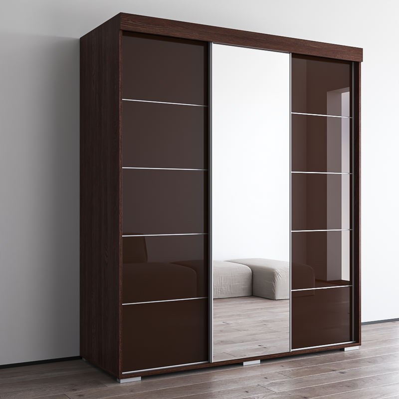 Aria 3D Wardrobe with Mirror - Meble Furniture