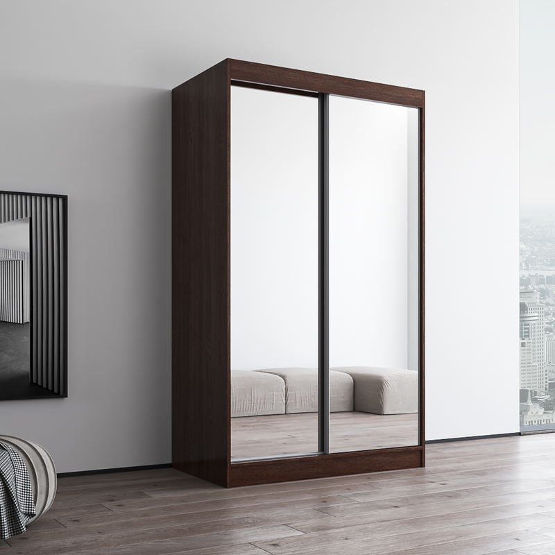 Aria 2D Wardrobe with All Mirror - Meble Furniture