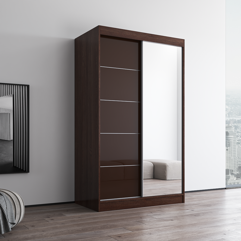 Aria 2D Wardrobe with Mirror - Meble Furniture