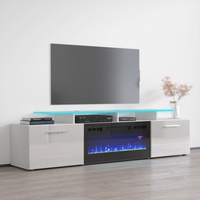 Rova BL-EF Fireplace TV Stand - Meble Furniture