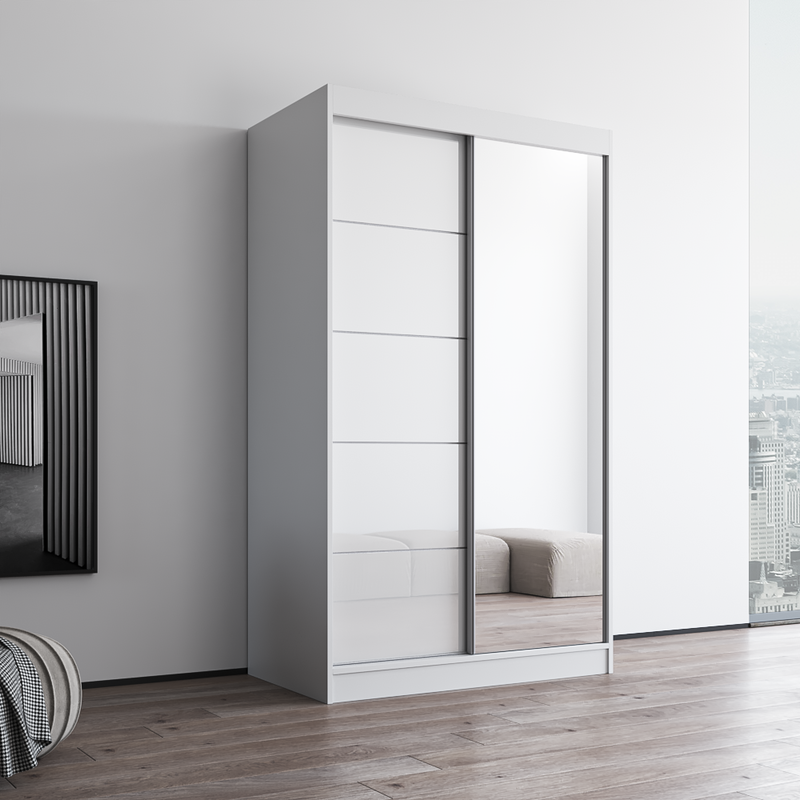 Aria 2D Wardrobe with Mirror - Meble Furniture