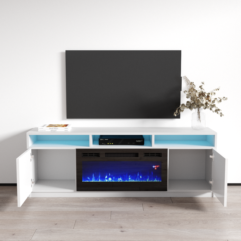 Reno BL05 Fireplace TV Stand - Meble Furniture