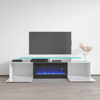 Rova BL-EF Fireplace TV Stand - Meble Furniture