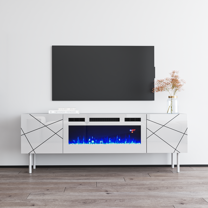 London WH-EF Fireplace TV Stand - Meble Furniture