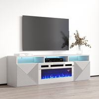 Giza WH-EF Floating Fireplace TV Stand - Meble Furniture