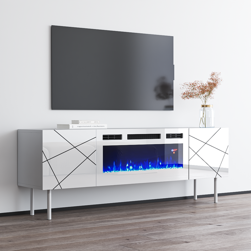 London WH-EF Fireplace TV Stand - Meble Furniture