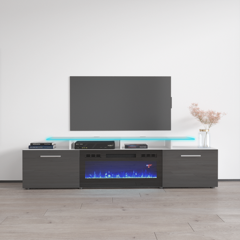 Rova BL-EF Fireplace TV Stand - Meble Furniture