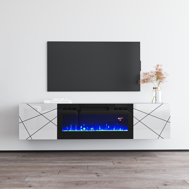 London BL-EF Fireplace TV Stand - Meble Furniture
