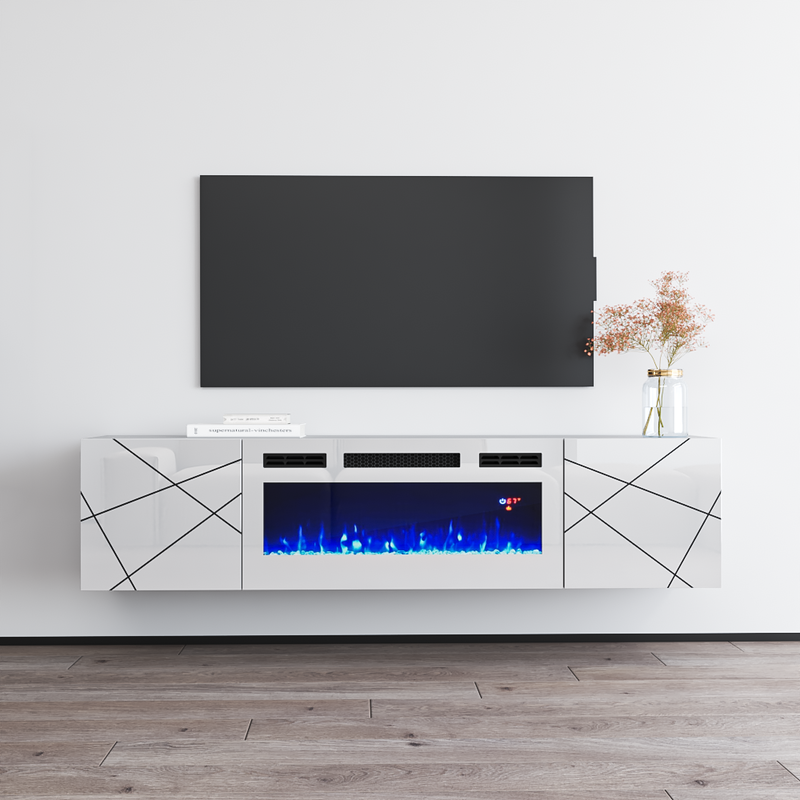 London WH-EF Fireplace TV Stand - Meble Furniture