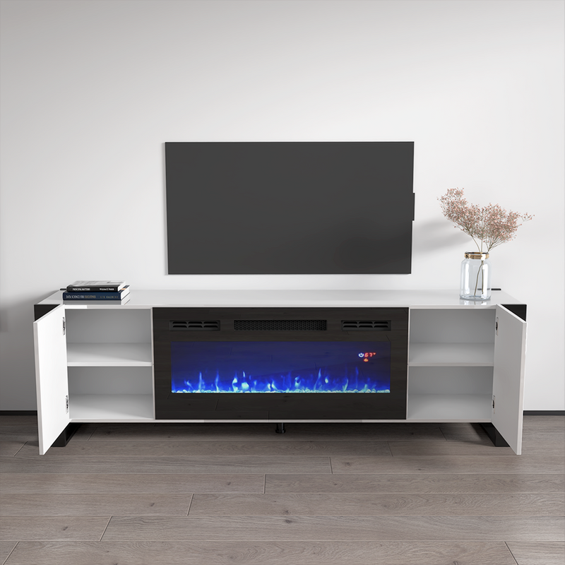 Woody BL-EF Fireplace TV Stand - Meble Furniture