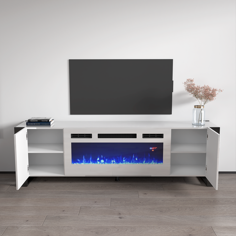 Woody WH-EF Fireplace TV Stand - Meble Furniture