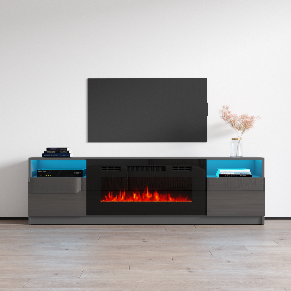 York 02 Fireplace TV Stand - Meble Furniture