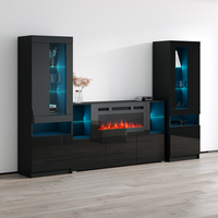Komi 03 Fireplace Entertainment Center - Meble Furniture