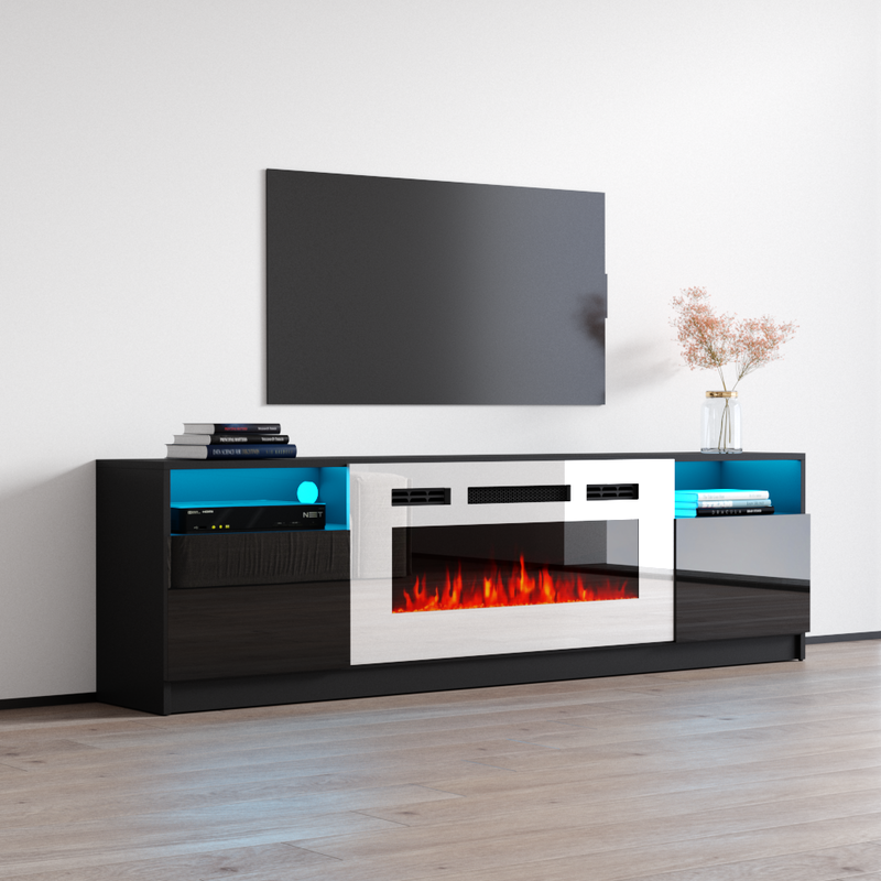 York WH02 Fireplace TV Stand - Meble Furniture