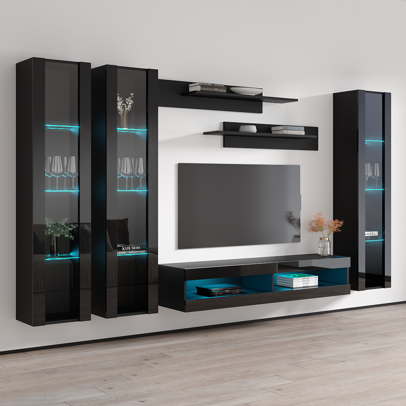 Fly C 34TV Floating Entertainment Center - Meble Furniture