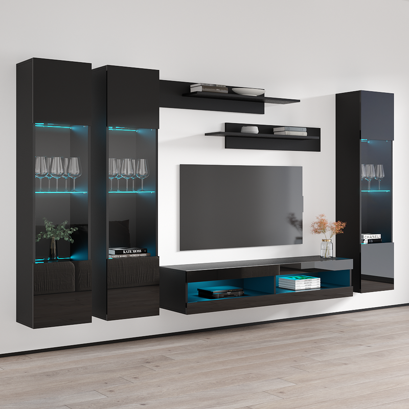 Fly C 34TV Floating Entertainment Center - Meble Furniture