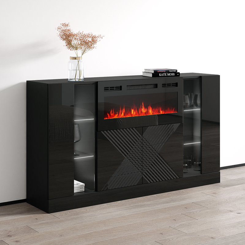 Diuna BL-EF Fireplace Sideboard - Meble Furniture