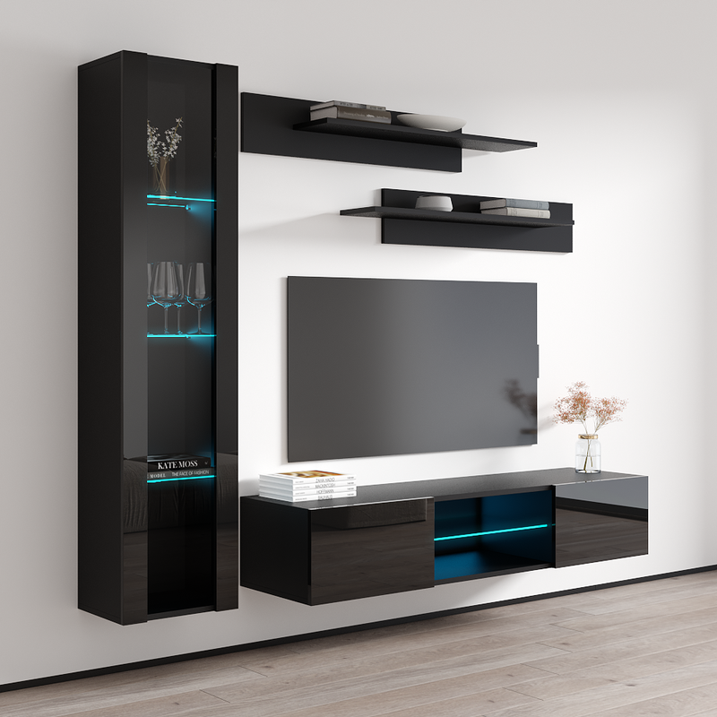 Fly G 33TV Floating Entertainment Center - Meble Furniture