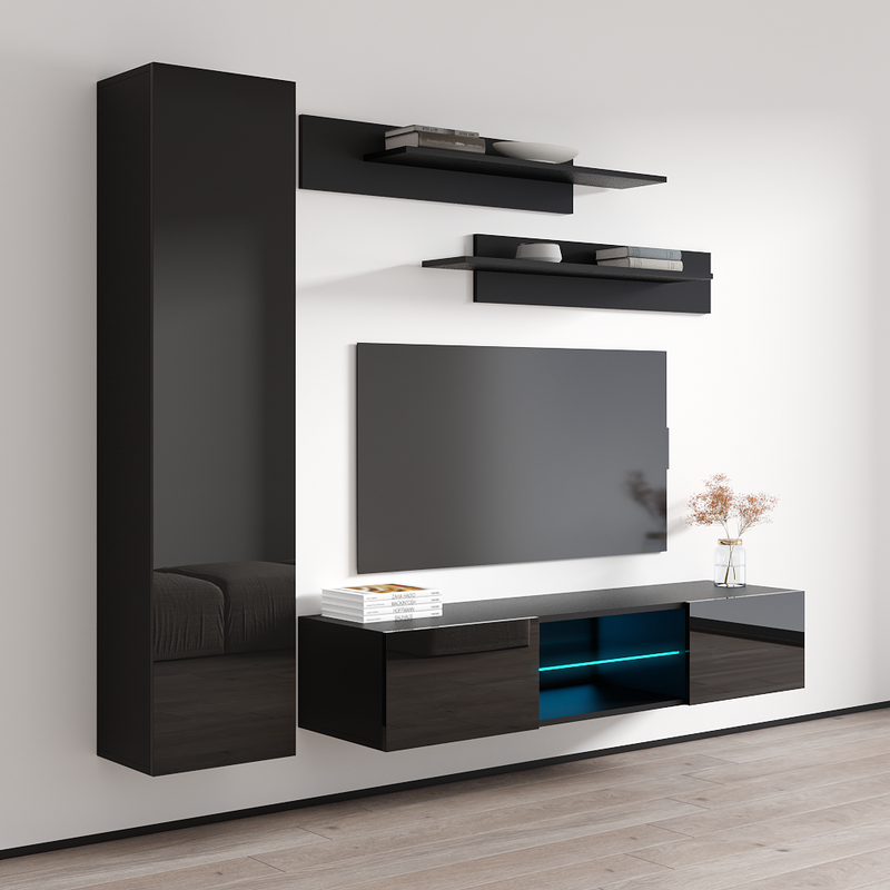 Fly G 33TV Floating Entertainment Center - Meble Furniture