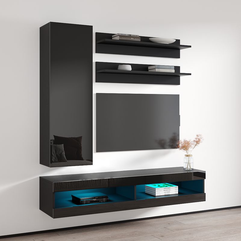 Fly H 34TV Floating Entertainment Center - Meble Furniture